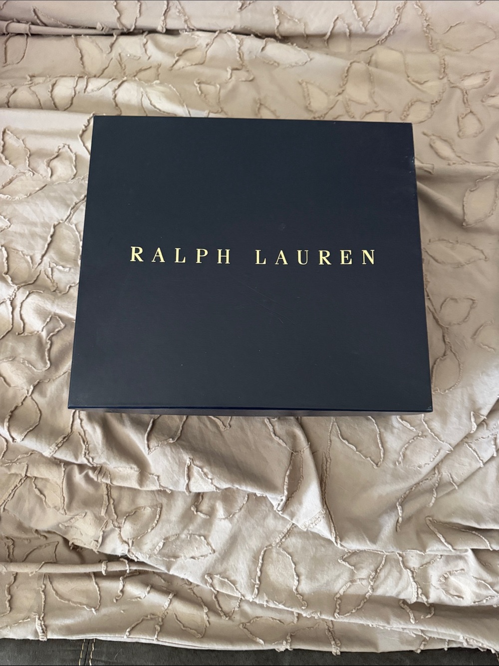 Ralph Lauren Black Box with Gold Logo
